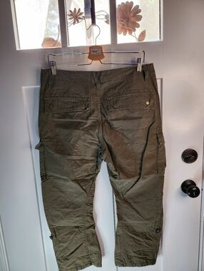 William Rast Olive Cargo Pants with Utility Pockets